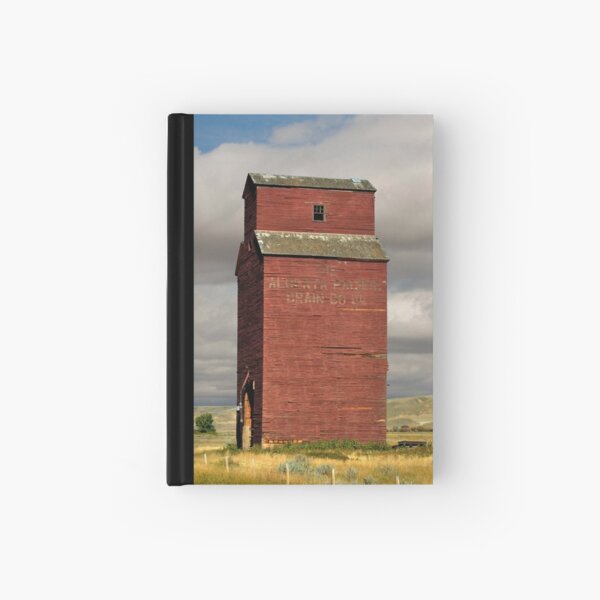 Grain Elevator Dorothy, Alberta Hardcover Journal