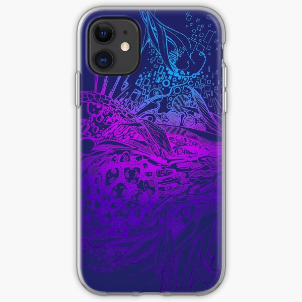 Multi-Dimensional Snake Eye - Illustration iPhone Soft Case
