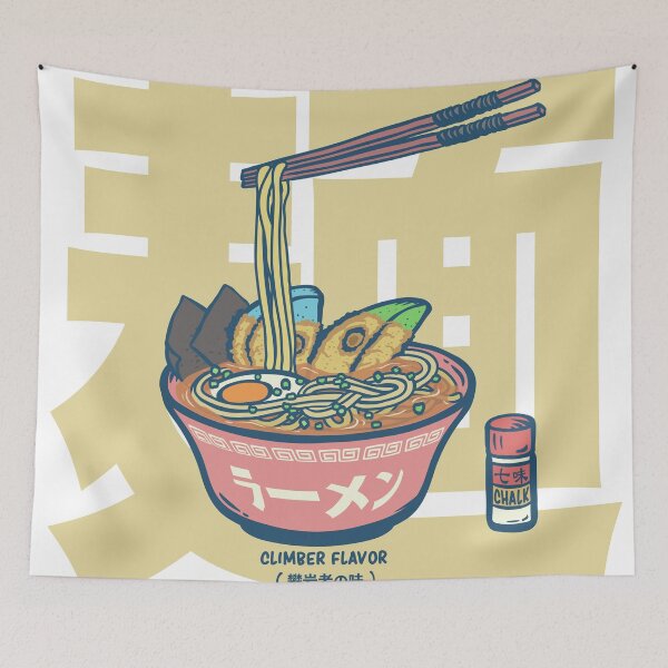 Artikelvorschau, Klettern | Ramen-Nudeln mit Klettergeschmack entworfen und verkauft von Designwith8.