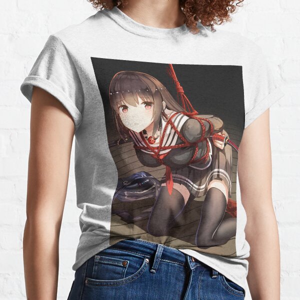  Anime Bondage Art T-Shirt : Clothing, Shoes & Jewelry