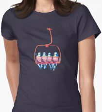 Ski Lift Women's Fitted T-Shirt