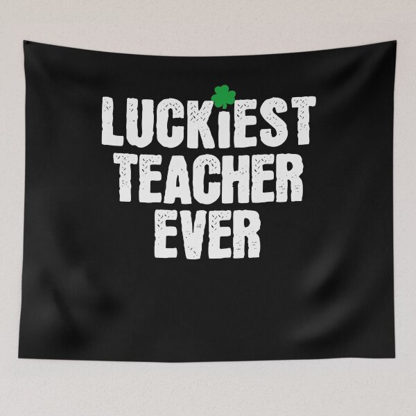 Item preview, St Patricks Day Luckiest Teacher Shamrock  designed and sold by 4tomic.
