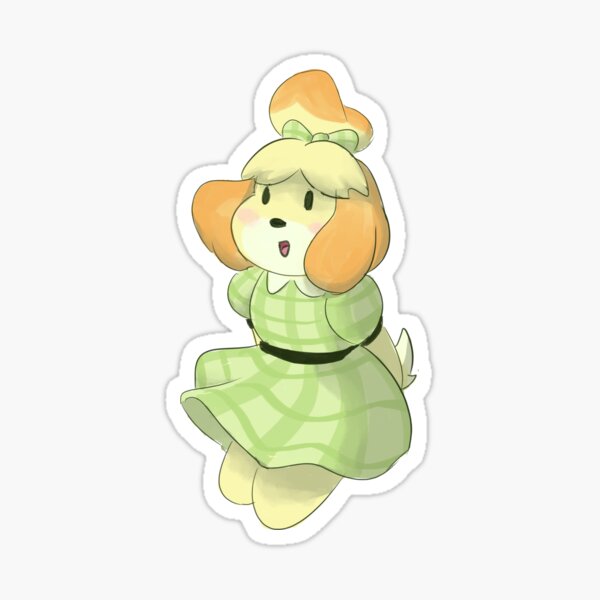 Animal Crossing Isabelle Stickers Redbubble