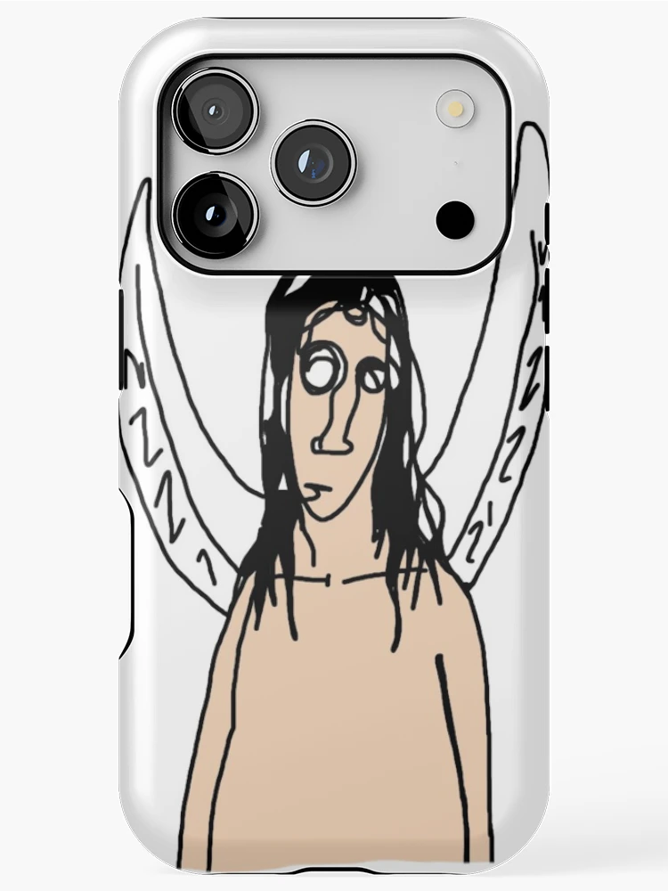 Thumbnail 1 of 4, iPhone Case, Sad Angel designed and sold by Ronsmonkeys.