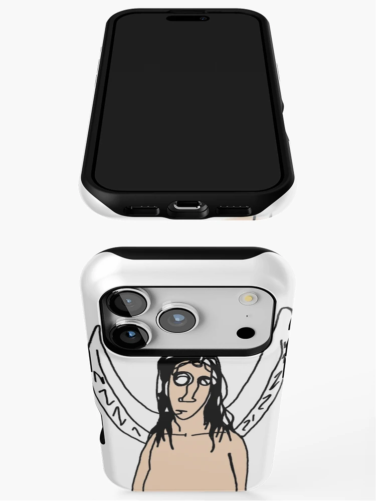 Thumbnail 3 of 4, iPhone Case, Sad Angel designed and sold by Ronsmonkeys.