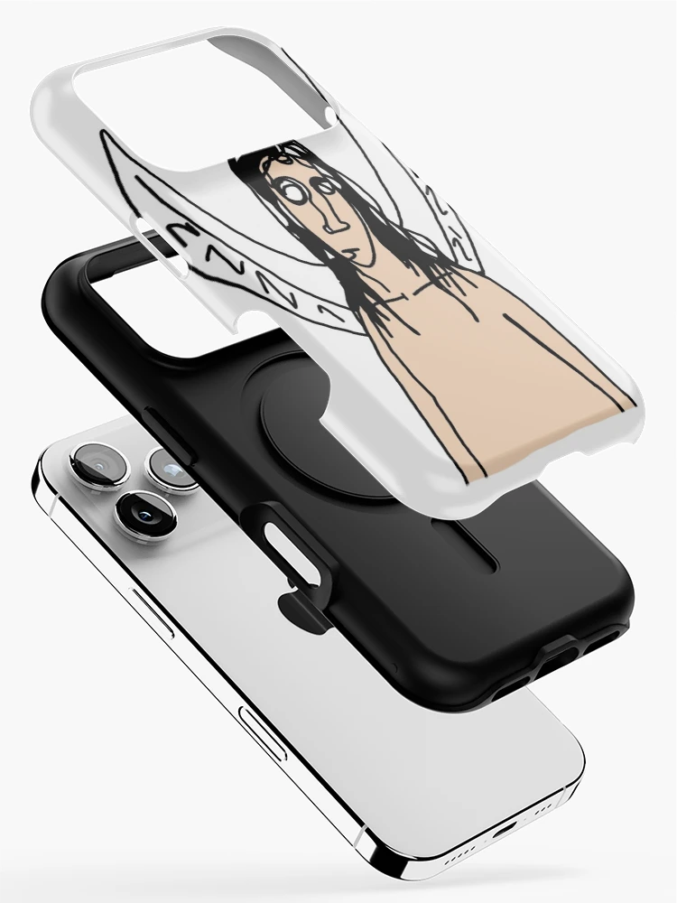 Thumbnail 2 of 4, iPhone Case, Sad Angel designed and sold by Ronsmonkeys.