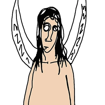 Artwork thumbnail, Sad Angel by Ronsmonkeys