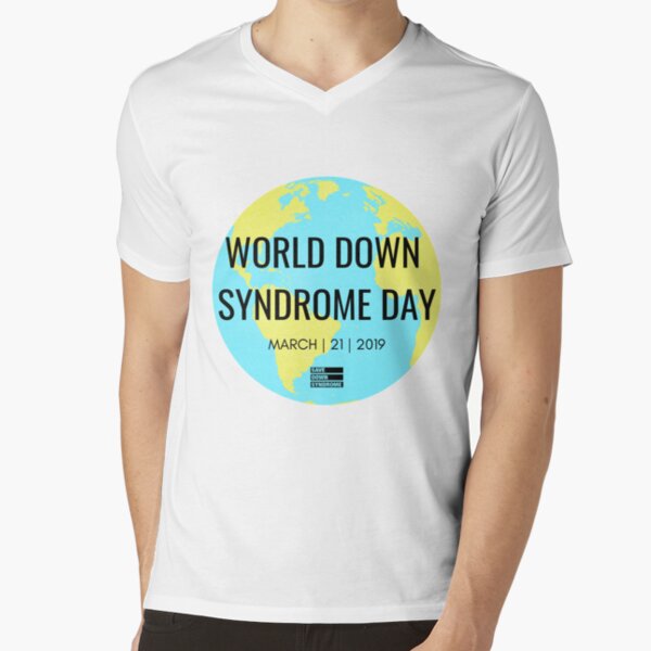 World Down Syndrome Day 2019 V-Neck T-Shirt