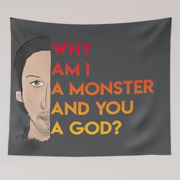 Item preview, Monster and God designed and sold by BunnyMomMtl.
