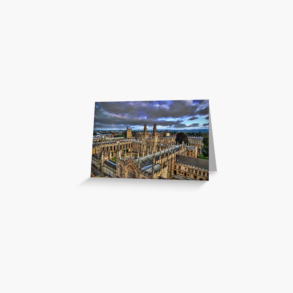 "All Souls College, Oxford University" Greeting Card for Sale by
