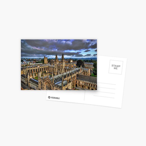 All Souls College, Oxford University Postcard