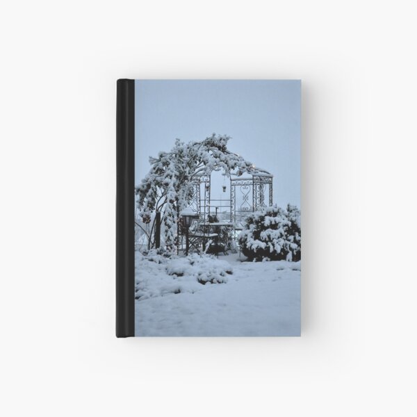 Snowy Gazebo Hardcover Journal
