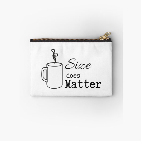 Item preview, "Size does Matter" Coffee Quote designed and sold by lllrclothing.