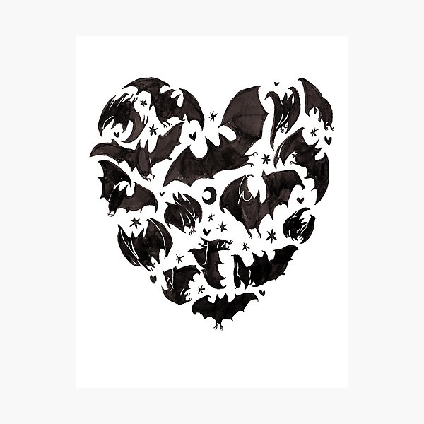 Item preview, Bat Heart designed and sold by Charlie Knight.