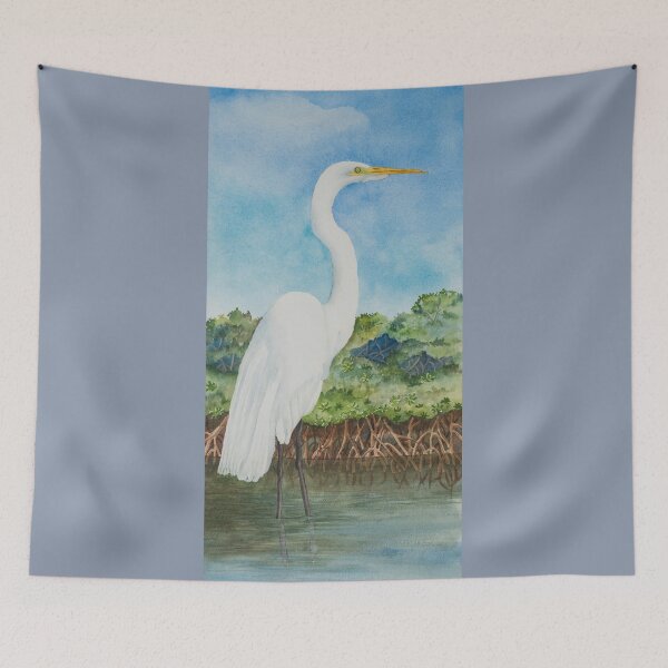 Item preview, Great American Egret - Carolyn Masters designed and sold by Carolyn  Masters.