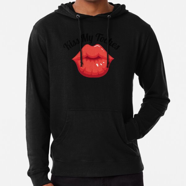 Funny Yiddish Kiss My Toches Lips Sweatshirt
