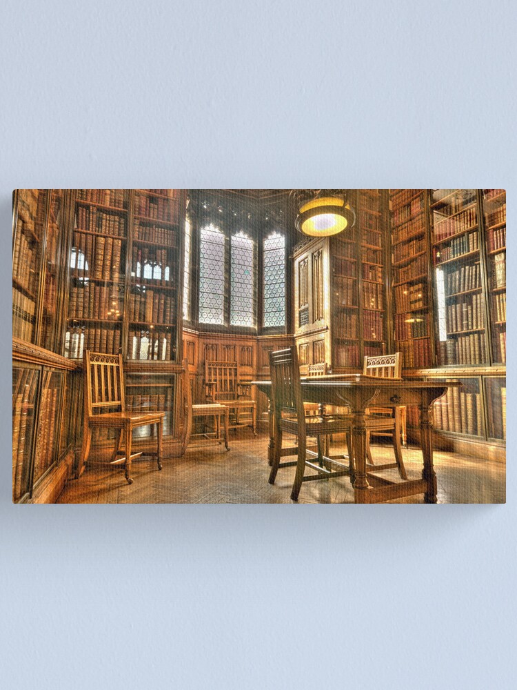 Alternate view of "Quiet Please in the Library" Canvas Print