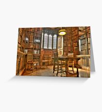 "Quiet Please in the Library" Greeting Card