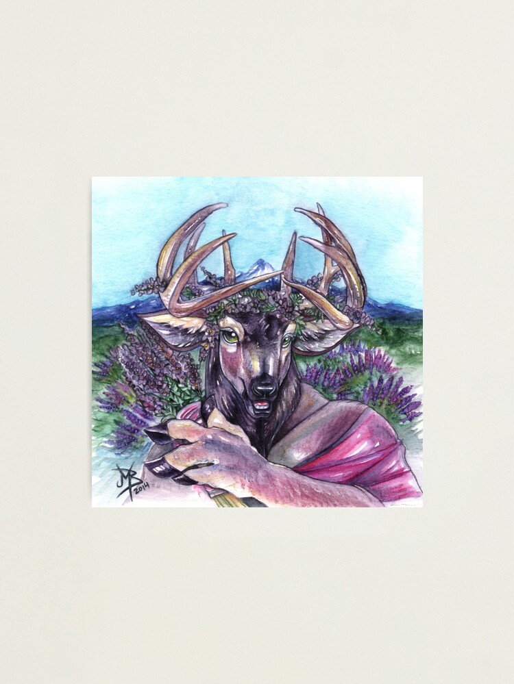 Alternate view of Lavendeer Photographic Print