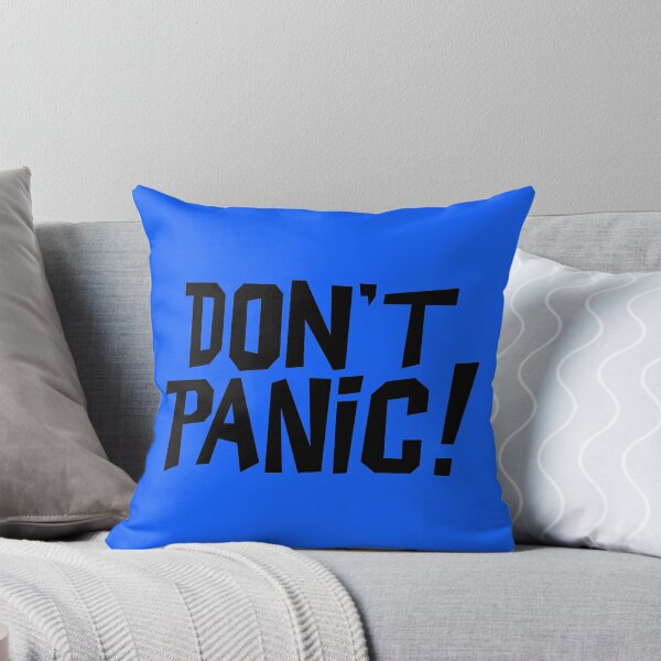 Item preview, NDVH Don't Panic - Blue 2 H2G2 designed and sold by Nik’s T-Shirts.