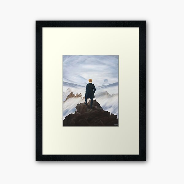 Item preview, The Wanderer above the Sea of Fog designed and sold by Mackenna Basore.