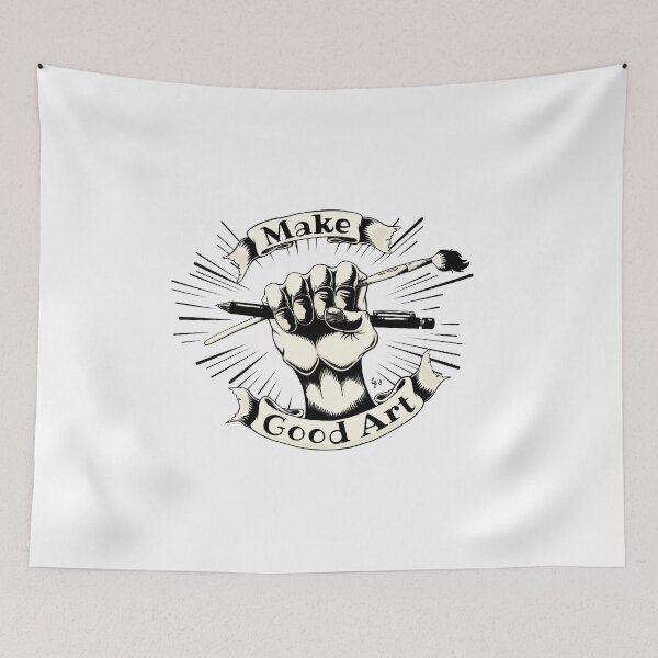 Item preview, Make good art logo cream designed and sold by Chrisboerlage.