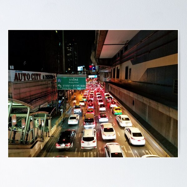 Item preview, Traffic Jam - Bangkok Nights designed and sold by SubtleSplit.