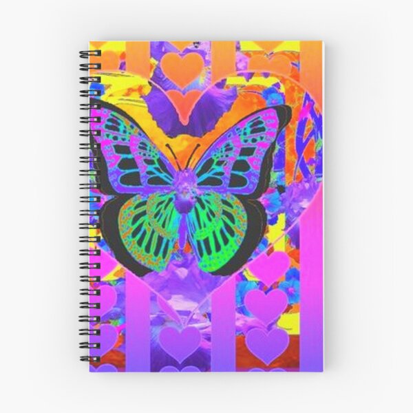 Item preview, DECORATIV GREEN MONARCH ON PURPLE PATTERN ART  designed and sold by sharlesart.