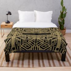 Schöne Art Deco, Vintage, elegant, schick, 1920 Ära, Der große Gatsby, Fleecedecke