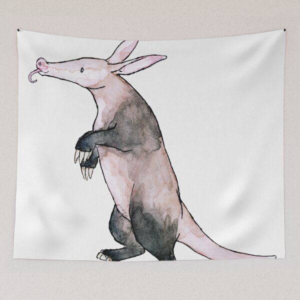 Item preview, Aardvark Watercolor - No Background designed and sold by Steph Flinders.