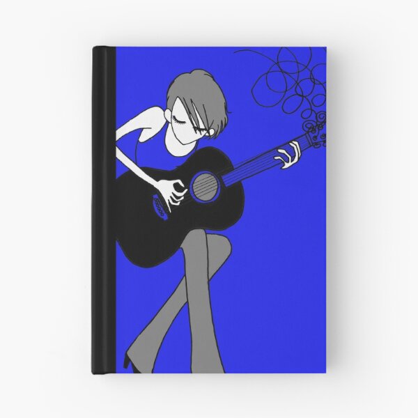 Item preview, The Girl and the Guitar designed and sold by Midori Furze.