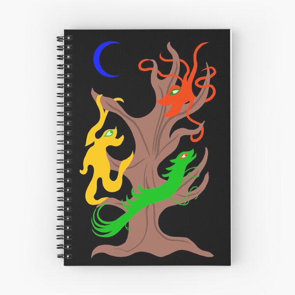 Item preview, Happy Monsters Climbing a Tree (Dark Shirts) designed and sold by GretaMonster.