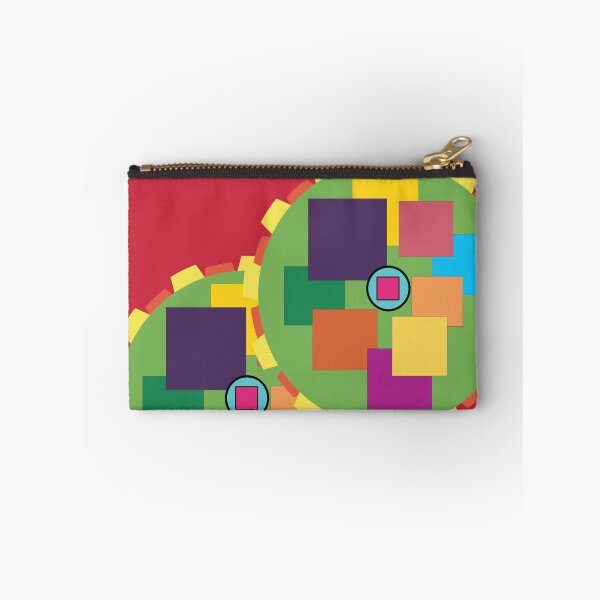 Item preview, Fun, colorful cogwheels design. Multicolored squares and circles. Original artwork in modern, bright colors. designed and sold by innerspectrum.