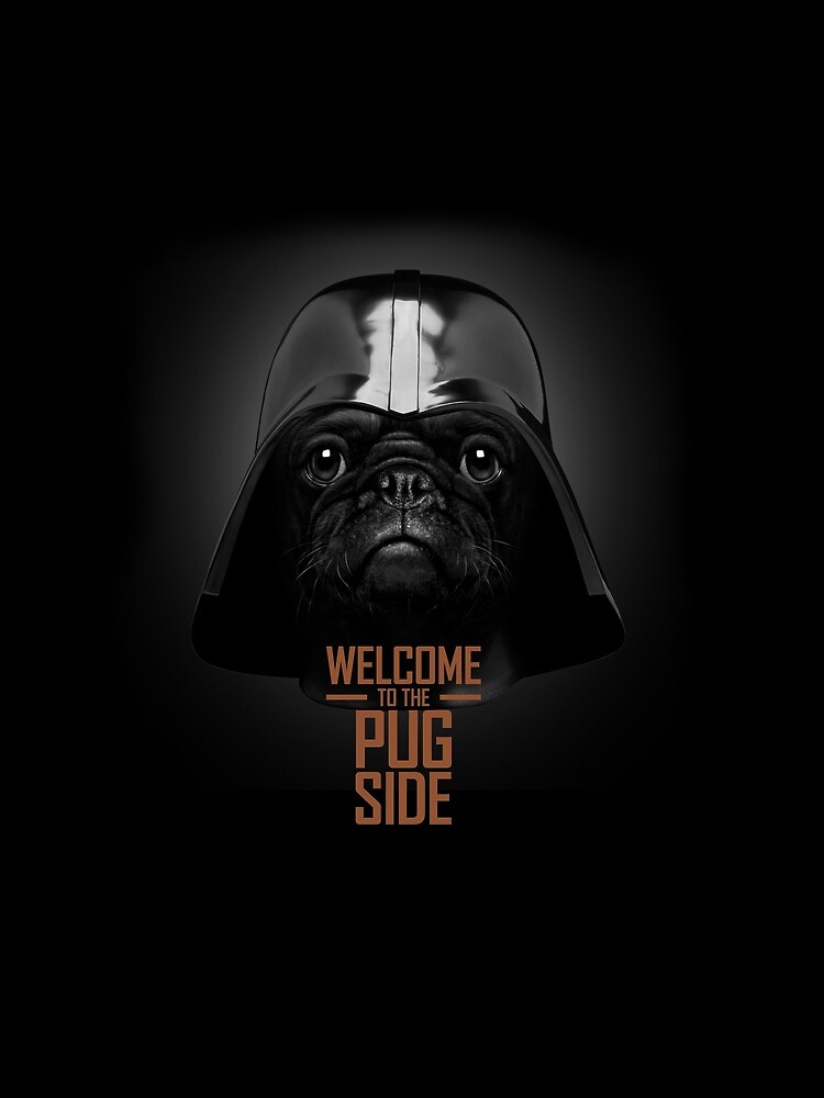The Pug Side T-Shirt by RaymundoSouza