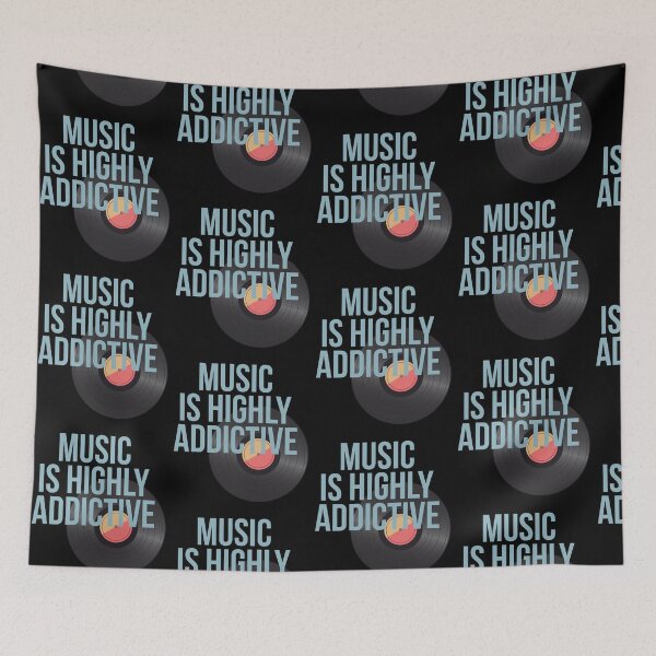 Item preview, Music is highly addictive  designed and sold by portokalis.