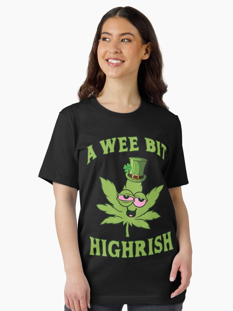420 % Highrish Funny Marijuana Weed St Patricks Day T Shirt
