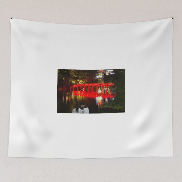 Item preview, Couple by Huc Bridge Hanoi Vietnam designed and sold by Martin Berry Photography.