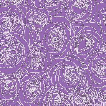 Artwork thumbnail, Amethyst Roses by ColorObsession