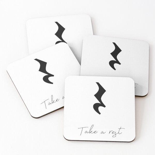 Item preview, Take a rest, music rest sign designed and sold by Tiny Seed Bazaar.