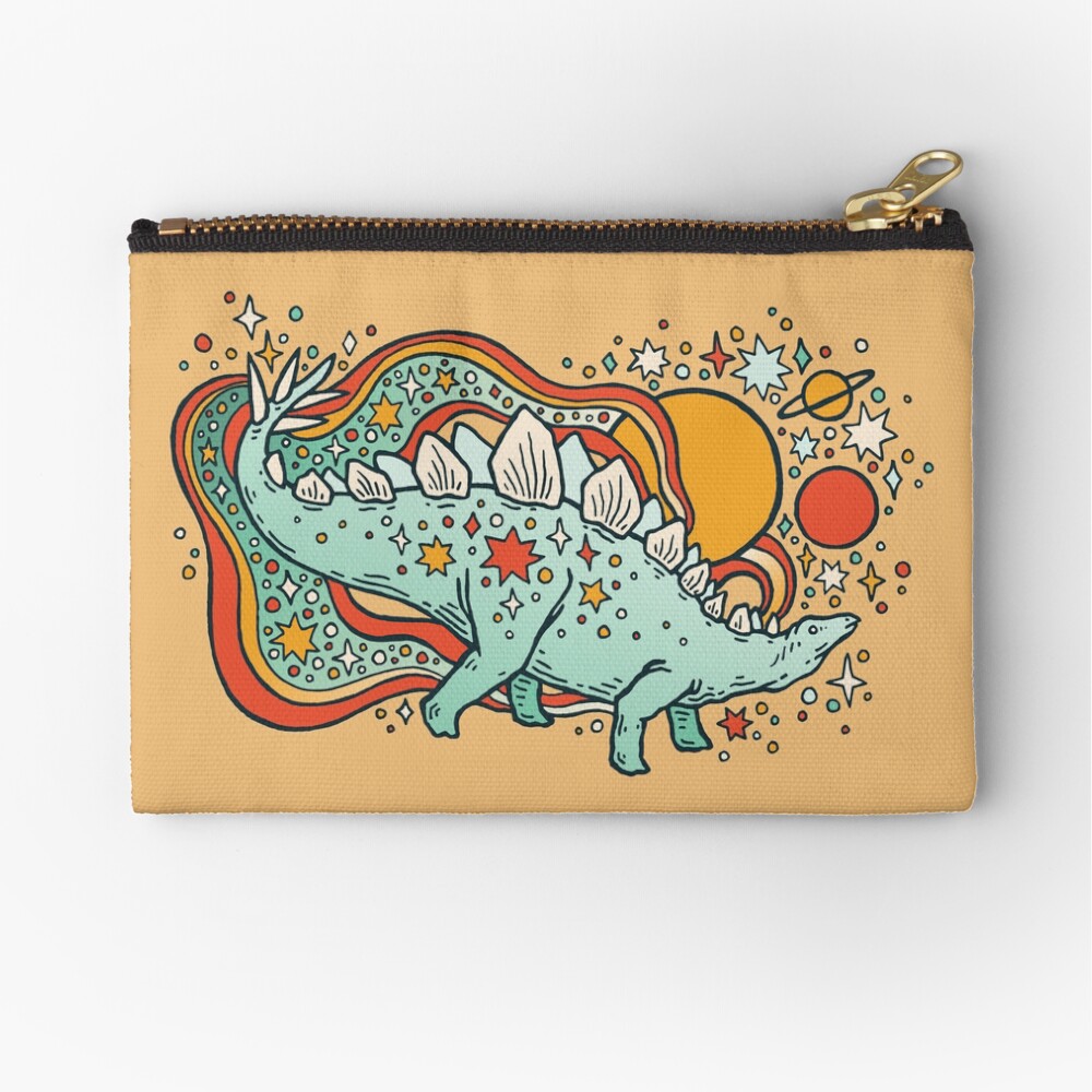 Star Stego | Retro Reptile Palette Zipper Pouch