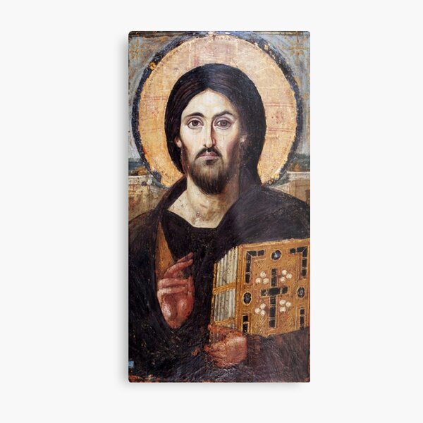 The Christ Pantocrator of St. Catherine’s Monastery at Sinai Metal Print