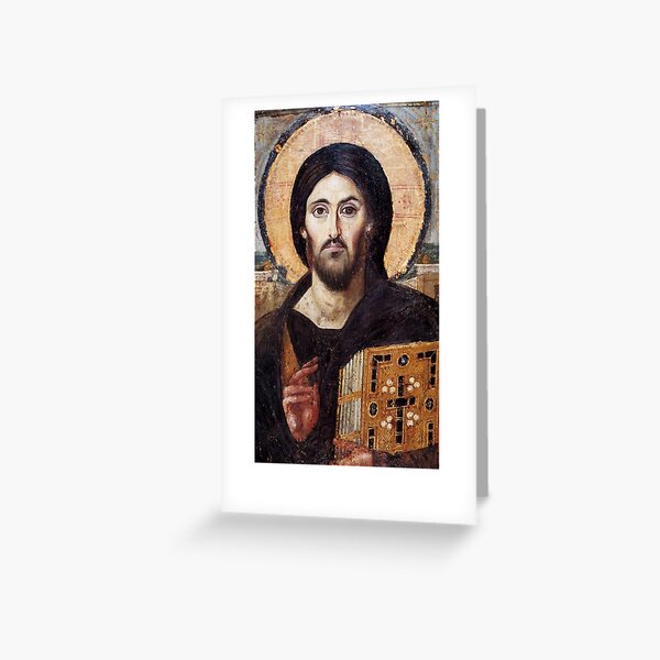 The Christ Pantocrator of St. Catherine’s Monastery at Sinai Greeting Card
