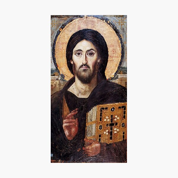The Christ Pantocrator of St. Catherine’s Monastery at Sinai Photographic Print