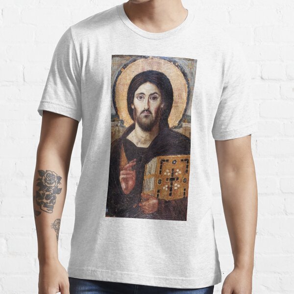 "The Christ Pantocrator of St. Catherine’s Monastery at Sinai" Tshirt for Sale by koo17leon