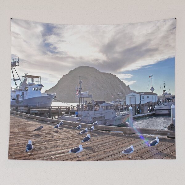 Item preview, Morro Bay Harbor California designed and sold by Michael Rock Art.