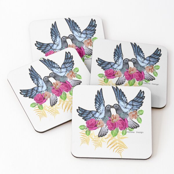 Item preview,  Pigeon flowers / Knight  designed and sold by aldona.