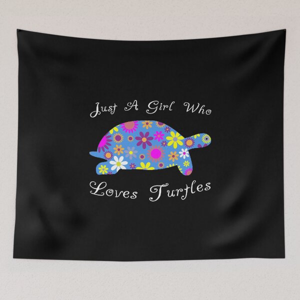 Item preview, Just A Girl Who Loves Turtles designed and sold by cartba.
