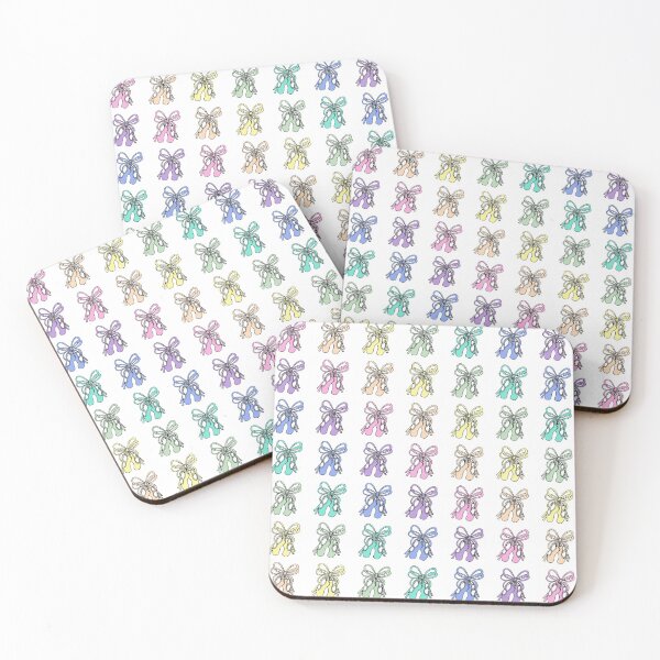 Item preview, Rainbow ballet shoes pattern designed and sold by LittleBettyMakes.