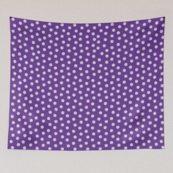 Item preview, Flower Power - Tiny White on Purple designed and sold by ChristianWiley.