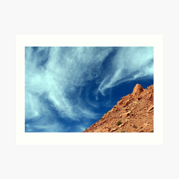 New Mexico Sky clouds photo by CheyAnne Sexton Art Print
